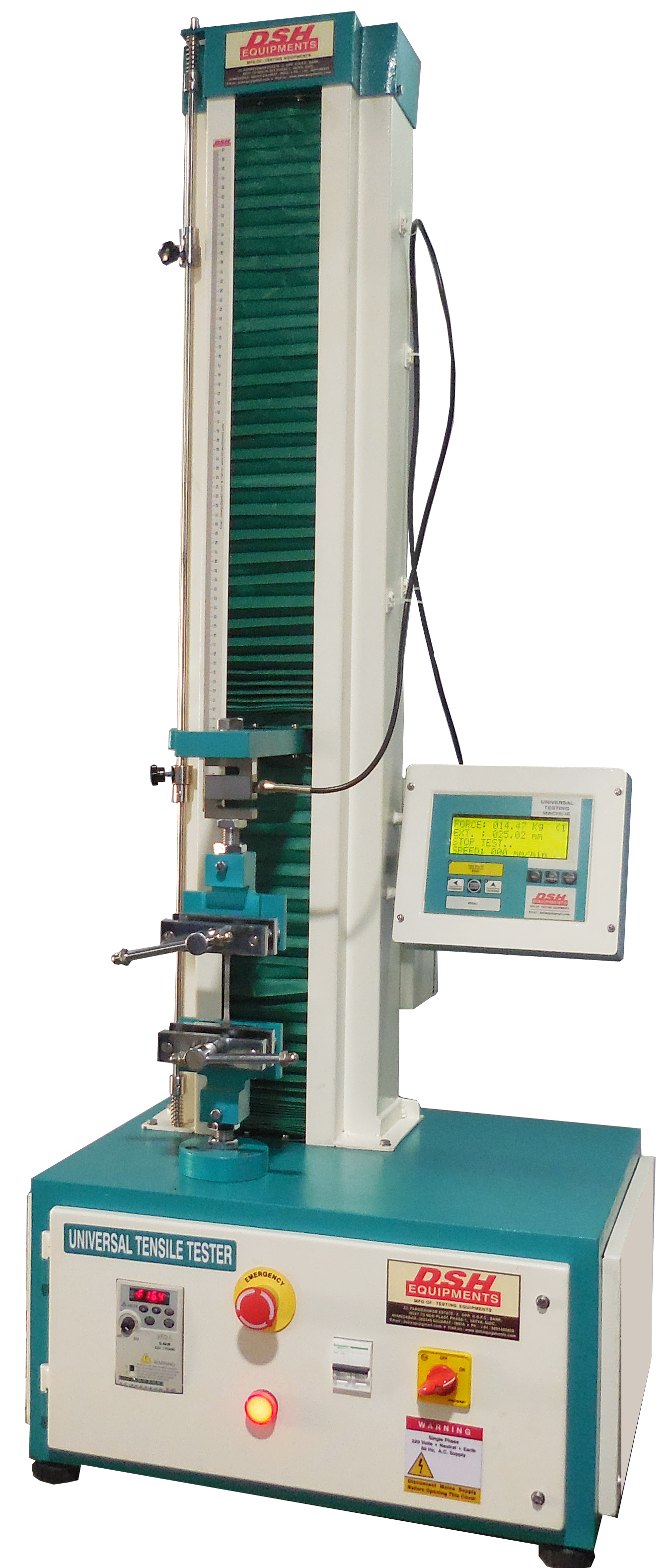 DIGITAL TENSILE TESTER SUITABLE FOR TAPE/YARN/FABRICS